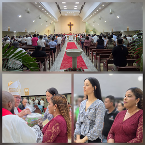 En el marco de la celebración del Día de la Santa Cruz, la vicealcaldesa Estefany Frías, en representación de la Alcaldía de Mao, participó en la Eucaristía de la Santísima Cruz, acompañada de la presidenta del Concejo de Regidores, Yina Rodríguez.